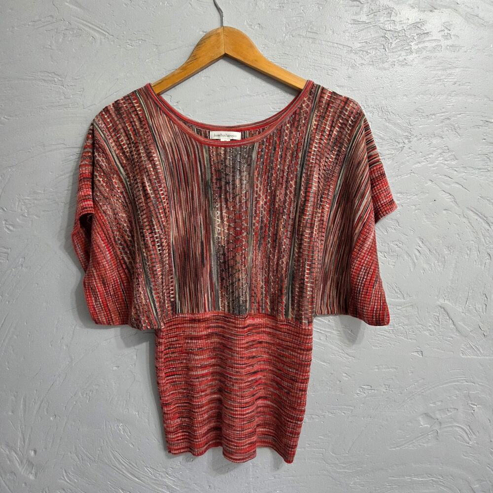 John Paul Richard  Multi-Colored Short Sleeve Top Women's size M